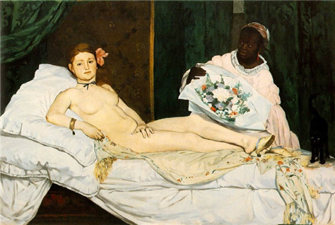 마네, 올랭피아, 1863년, 오르세미술관