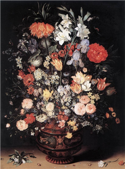 그림2. 얀 브뢰겔, Flowers in a Vase, 1606